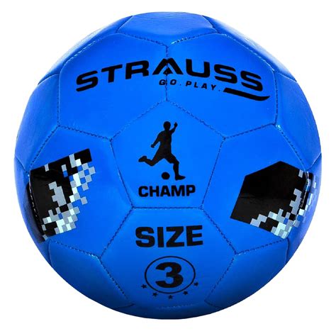 STRAUSS Official Football Size 3 | Professional Match Ball for Indoor ...