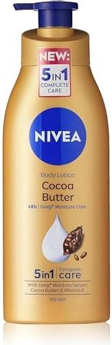 NIVEA Cocoa Butter Body Lotion for Dry Skin | 5-in-1 Complete Care with ...
