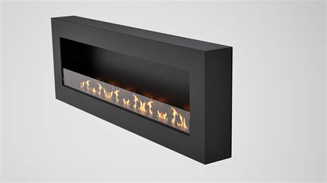 1800 Acappella Wall-Mounted Gas Fireplace – Syam
