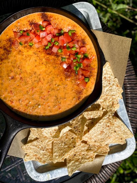Spicy Chorizo Queso Dip - DeSocio in the Kitchen
