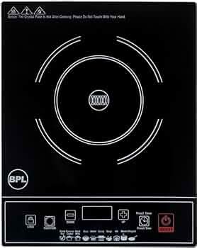 BPL 2000 Watts Induction Cooktop, Digital Display, 10 Preset Indian ...