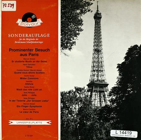 Prominenter Besuch aus Paris – Bertelsmann Vinyl Collection