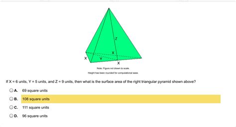 Surface Area Of A Right Triangular Pyramid