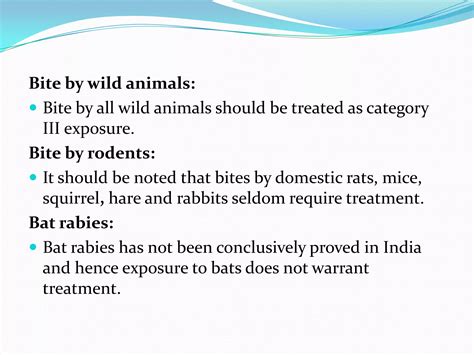 National Guidelines for Rabies Prophylaxis in India | PPTX