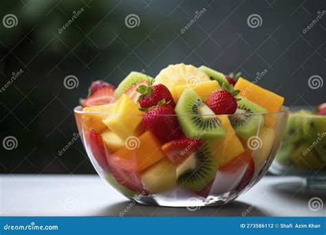A Colourful and Refreshing Fruit Salad Featuring a Medley of Fresh and ...