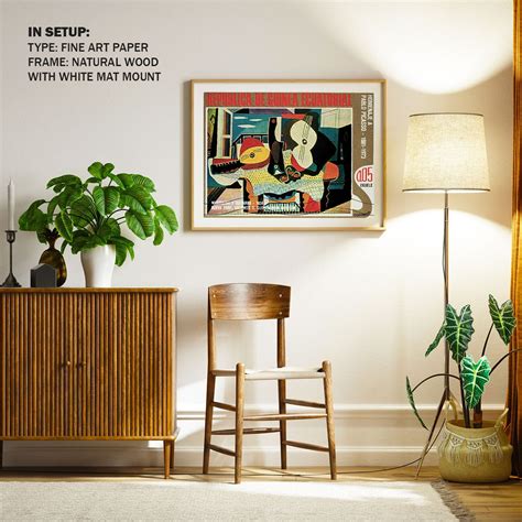 Mandolin and guitar by Picasso Painting & Wall Art Print by Pablo ...