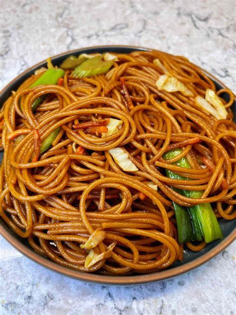 Stir Fry Spaghetti - Chinese stir fry noodles recipe