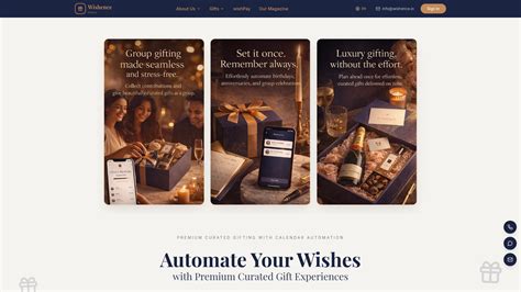 Wishence India - Premium Curated Gifting Platform