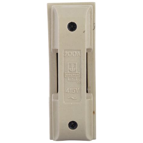Anchor 9480 Porcelain Fuse Unit Pilot, 200 Amp, 415 V, Ivory : Amazon ...