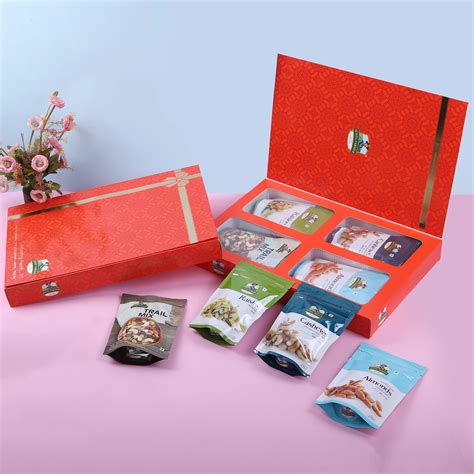 Premium Dry Fruits Gift Pack – 4 in 1 Combo Box – Jewel Farmer