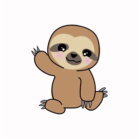 Draw so Cute Sloth 的图像结果