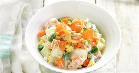 Ensaladilla rusa con salmón
