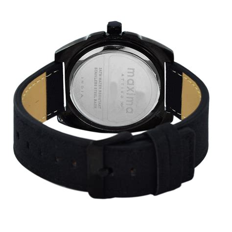 Maxima ATTIVO Men Black Dial Analogue Watch - 52400LAGB