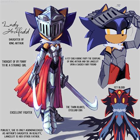 A Sonic and the Black Knight version of Stellar—Lady Archfedd, daughter ...