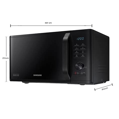 Buy Online Samsung 23 L Grill Microwave Oven (MG23A3515AK/TL, Black)
