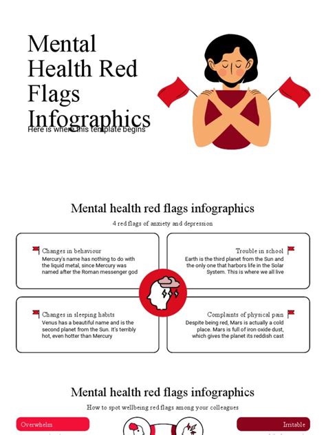 Mental Health Red Flags Infographics by Slidesgo | PDF | Planets | Solar System