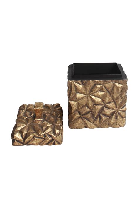 MAHIRA BOX RUST GOLD