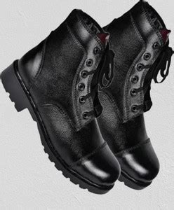 MAKEIT Army DMS Police NCC Military Boots for Men – Heavy-Duty Boat ...