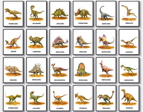 Dinosaurs List Of Types Names With Facts Pictures