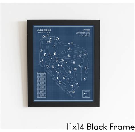 Albuquerque Country Club Blueprint (Print) – GolfBlueprints