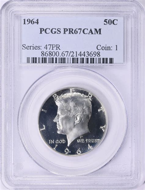 1964 Kennedy Half Dollar PCGS Proof-67 CAMEO (Item 1847540 ...