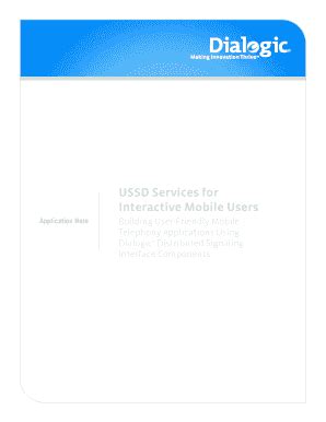 Fillable Online ussd services for interactive mobile users a pdf doc ...