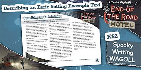 Spooky Setting Description for KS2 Example Text