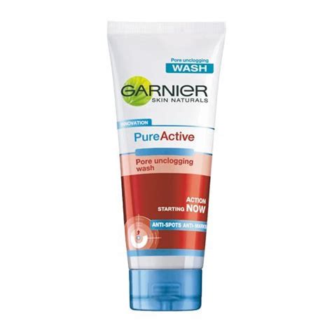 Garnier Skin Naturals Pure Active Face Wash, 50ml : Amazon.in: Beauty