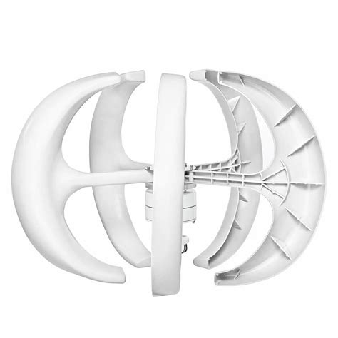 400w 12v/24v 5 blades lanterns wind turbine generator vertical axis ...
