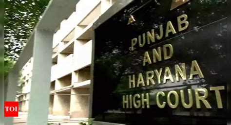 Punjab and Haryana HC constitutes SIT to probe FIRs pertaining to ...