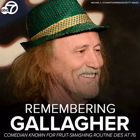 Gallagher, comedian known for watermelon-smashing routine, dies at 76 ...