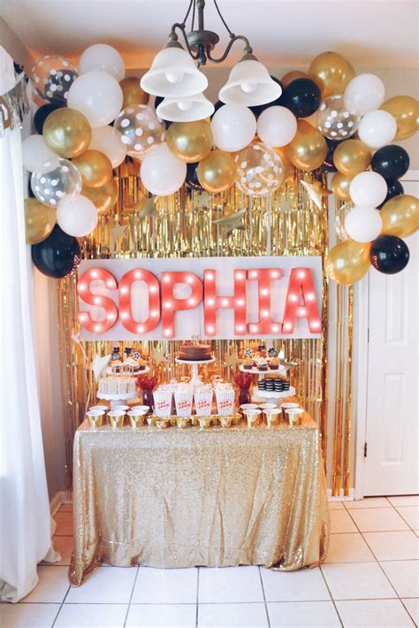 Backyard Sweet Sixteen Ideas