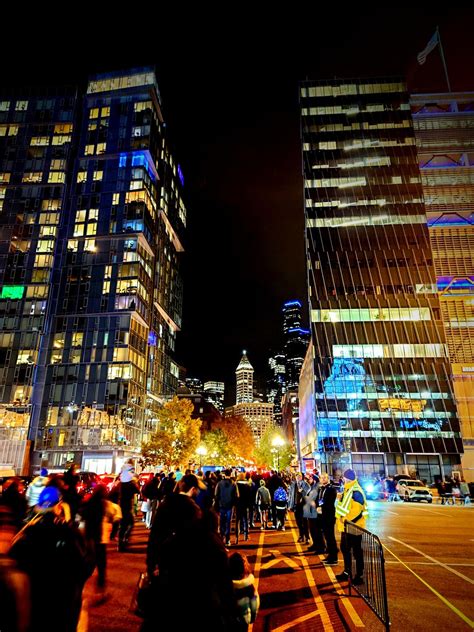 The view coming out of a soccer match in Seattle last night. Shot on ...