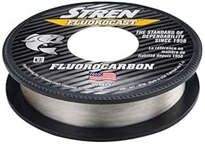 Stren Fluorocast Fluorocarbon Fishing Line, Clear, 100-Yard/10-Pound ...