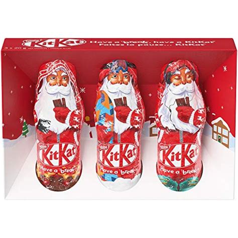 NESTLÉ Kitkat Holiday Milk Chocolate Santas (3 X 20 g) — Deals from ...