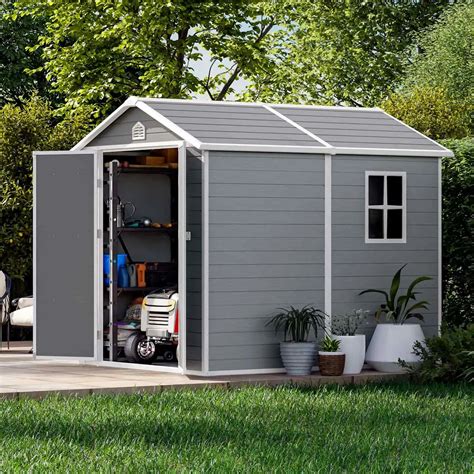6X8 Plastic Shed With Floor