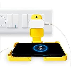 Lotus unique Mobile Charging Stand Holder for Wall Multi Plug Up to 7 ...