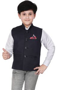Qtsy Solid Boys Waistcoat - Buy Qtsy Solid Boys Waistcoat Online at ...