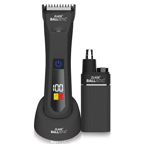 Zlade Ballistic PRO Full-Body Trimmer + Nose & Ear Hair Trimmer Combo ...
