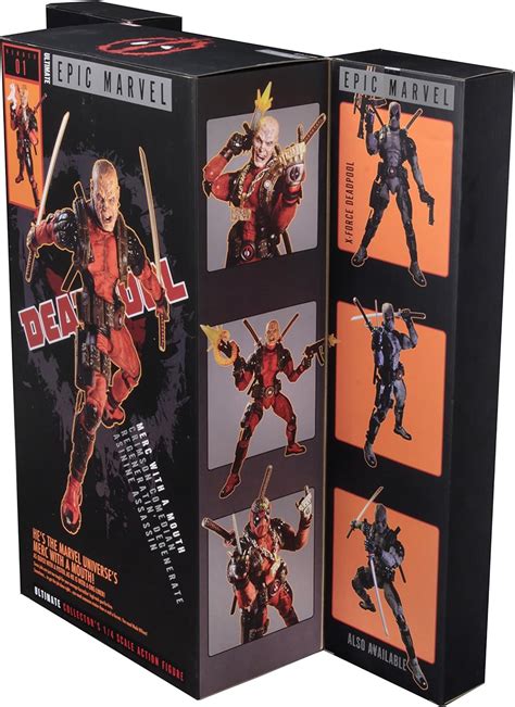 Buy NECA - Marvel –1/4 Scale Action Figure – Ultimate Deadpool Online ...
