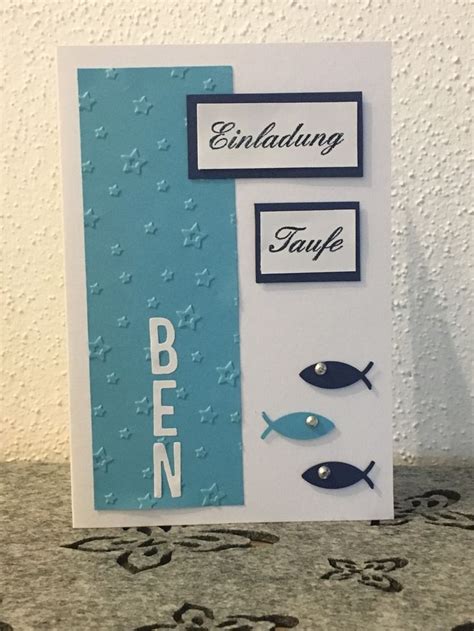 Einladung Taufe Selber Basteln