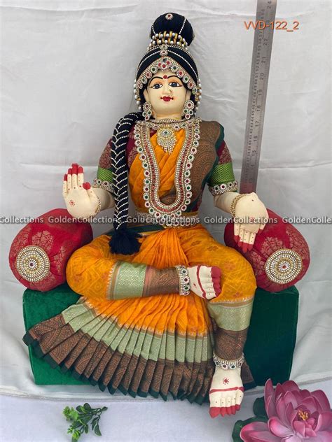 Goddess Idols with Asanam for Varalakshmi Vratham VVD-122 – Golden ...
