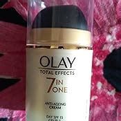 Olay Day Cream Total Effects 7 in 1, Anti-Ageing Gentle Moisturiser ...