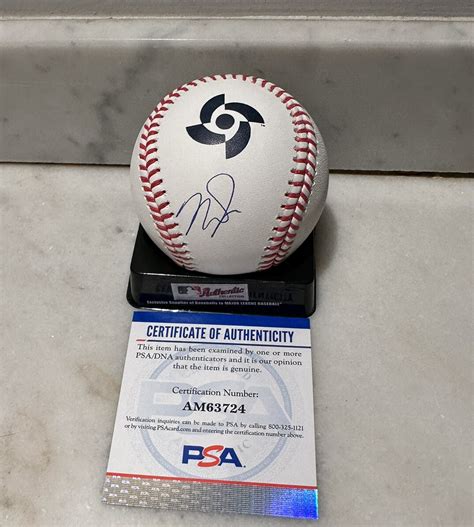 Mike Trout Signed 2023 World Baseball Classic India | Ubuy