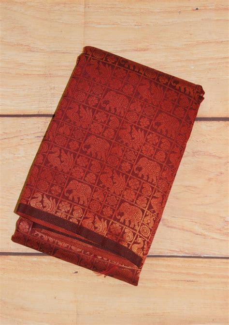 Semi Silk - Vanasingaram - Maroon – Inya Boutique