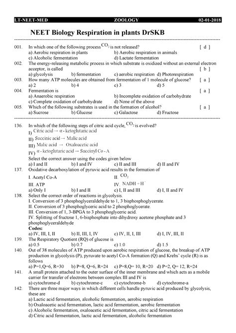 Respiration - Respiratory disease - LT-NEET-MED ZOOLOGY 02-01- NEET ...