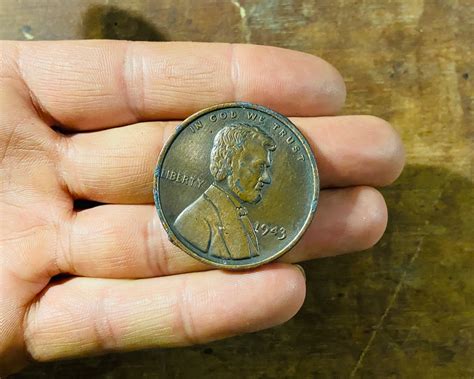 1943 Penny an A.I Replica One Cent Penny Lincoln Oversized - Etsy Canada