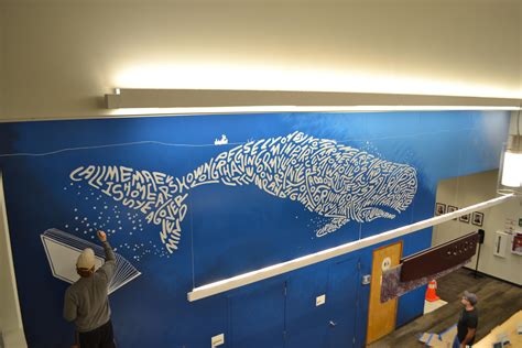 I just completed a mural at the Georgina Cole Library in Carlsbad and ...