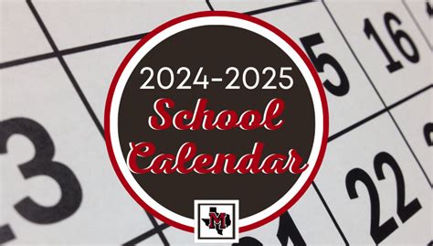 2024-2025 MISD Approved District Calendar | Post Details