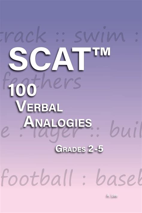 Buy SCAT Verbal Analogies Grade 2-5: 100 Analogies - ULTIMATE PRACTICE ...